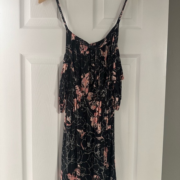 Floral Black and Pink Dress - Picture 2 of 2